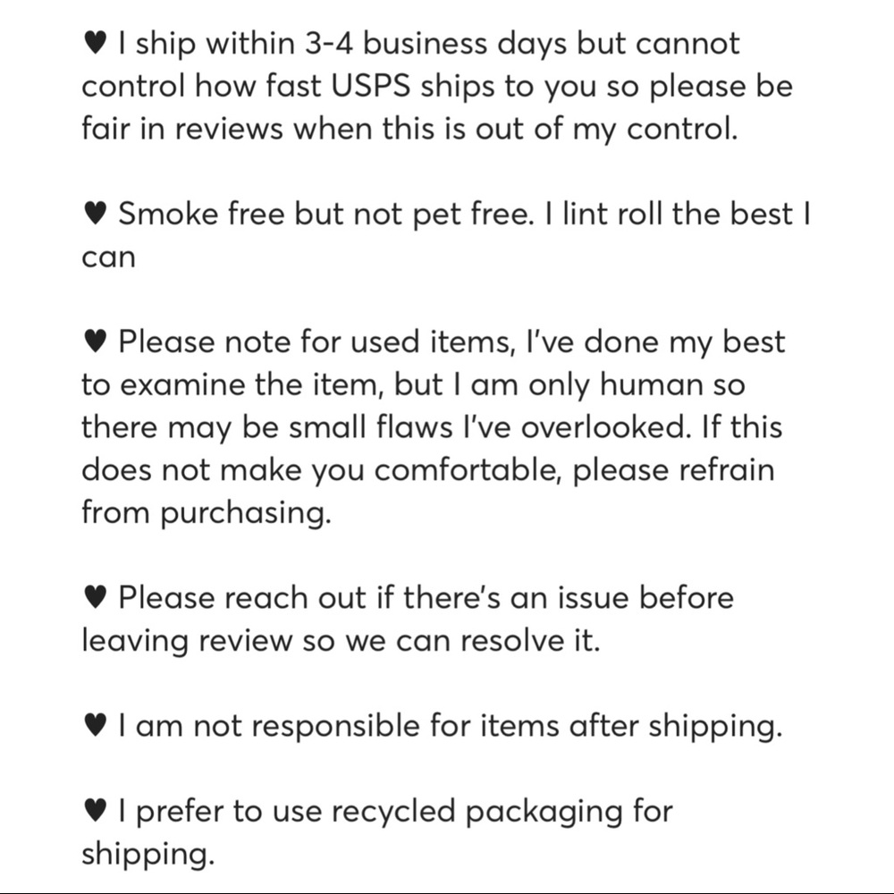 Shop polices! Please read before purchasing. Thank you!